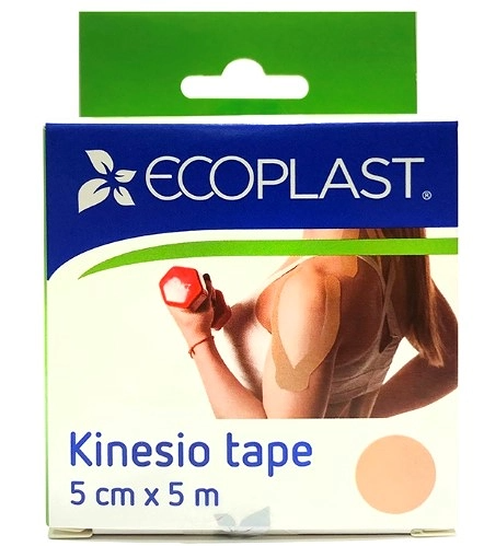 Кинезиотейп Ecoplast 5 см х 5 м бежевый