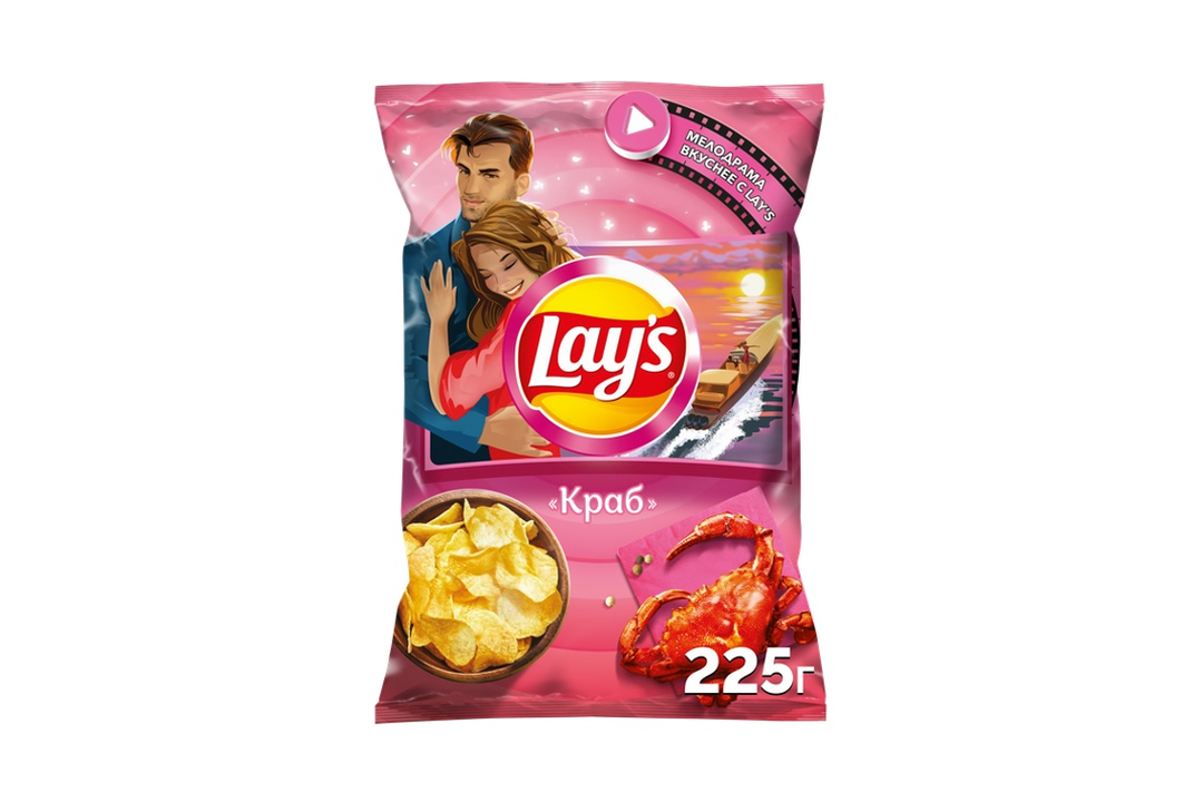 

Картофельные чипсы Lay's со вкусом Краба 225 г