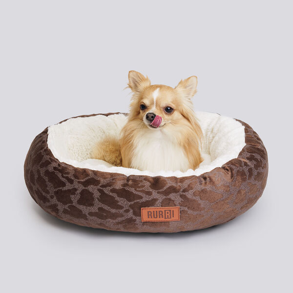 Лежак Rurri Сафари для кошек и собак средних пород, 50х17 см, коричневый
