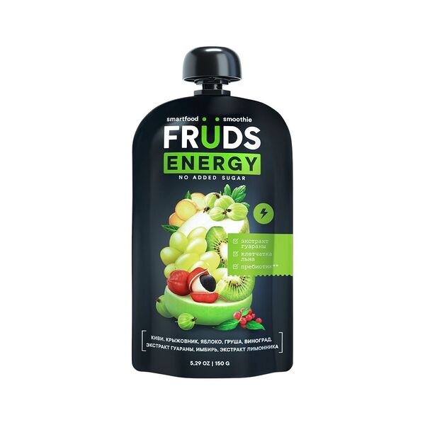 Пюре груша-яблоко-киви-крыжовник 150г SMARTFOOD SMOOTHIE FRUDS