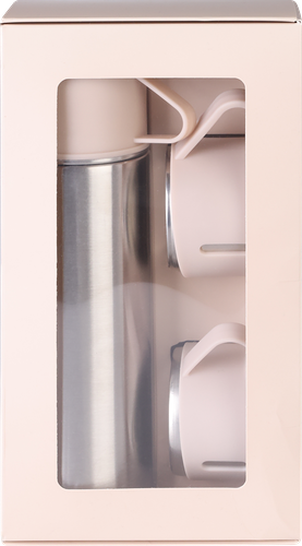 Набор для напитков Actiwell Термос и 3 кружки, цвет набора в ассортименте