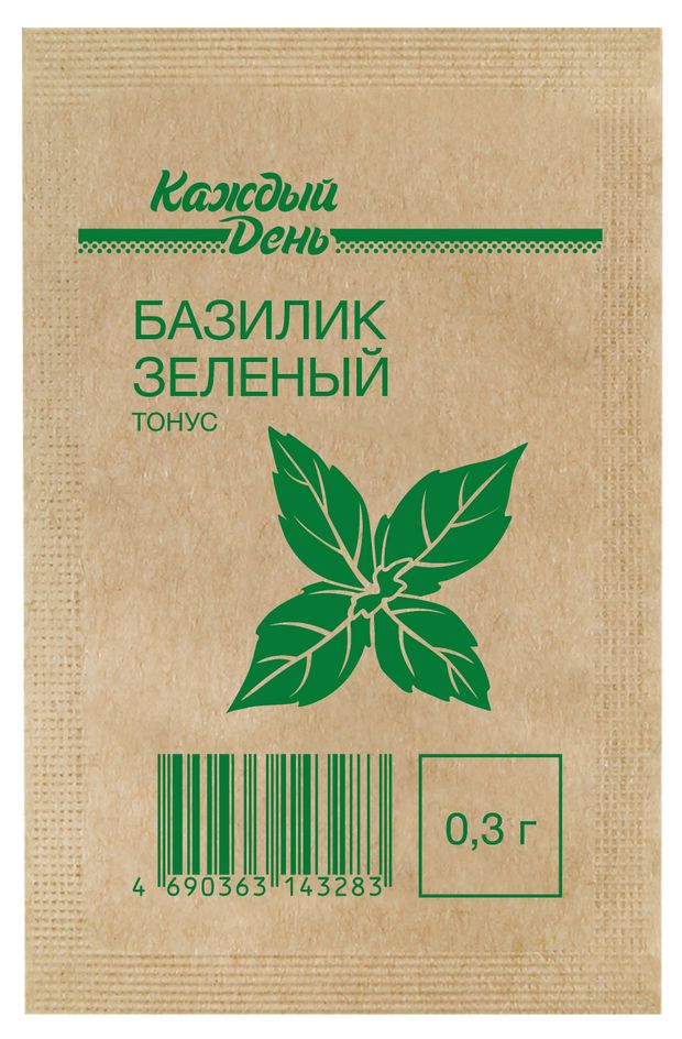 

Семена 365 ДНЕЙ Базилик зеленый Ароматный, Арт. 1999946079, 0,2г