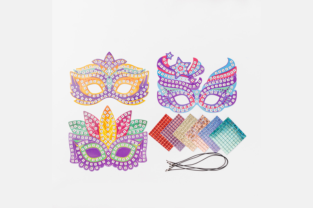 

Набор для творчества Маски блестящие