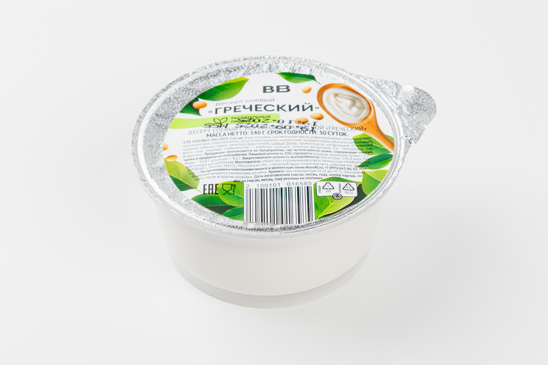 

Десерт соевый ВкусВилл Греческий 140 г