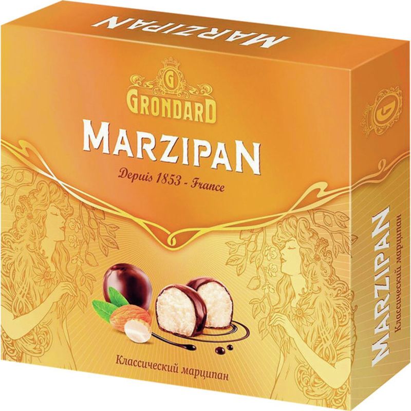 

Конфеты глазированные Grondard Классический марципан 126 г