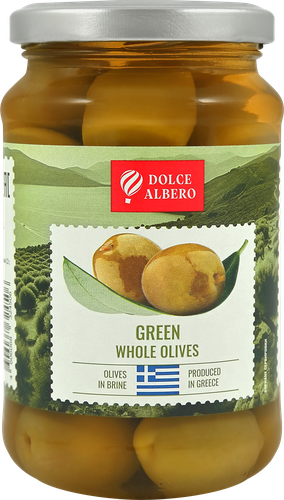 

Оливки с косточкой DOLCE ALBERO зеленые крупные