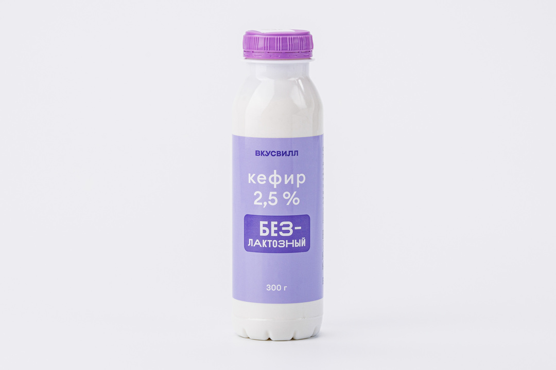 

Кефир ВкусВилл безлактозный 2.5% 300 г