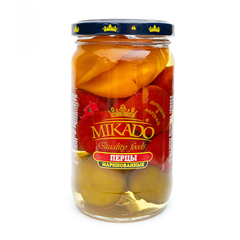 

Перец Mikado ассорти маринованный 330 г