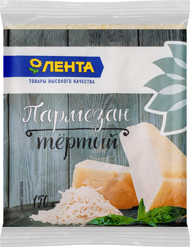 

Сыр ЛЕНТА Пармезан тертый, без змж 150г