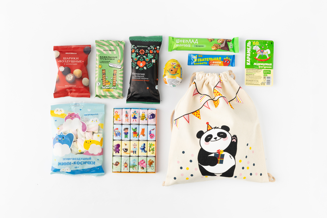 

Набор Новогодний мешочек ВкусВилл средний 180 г