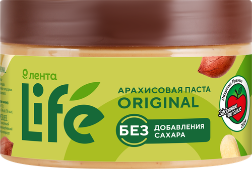 

Паста арахисовая Лента Life 250 г