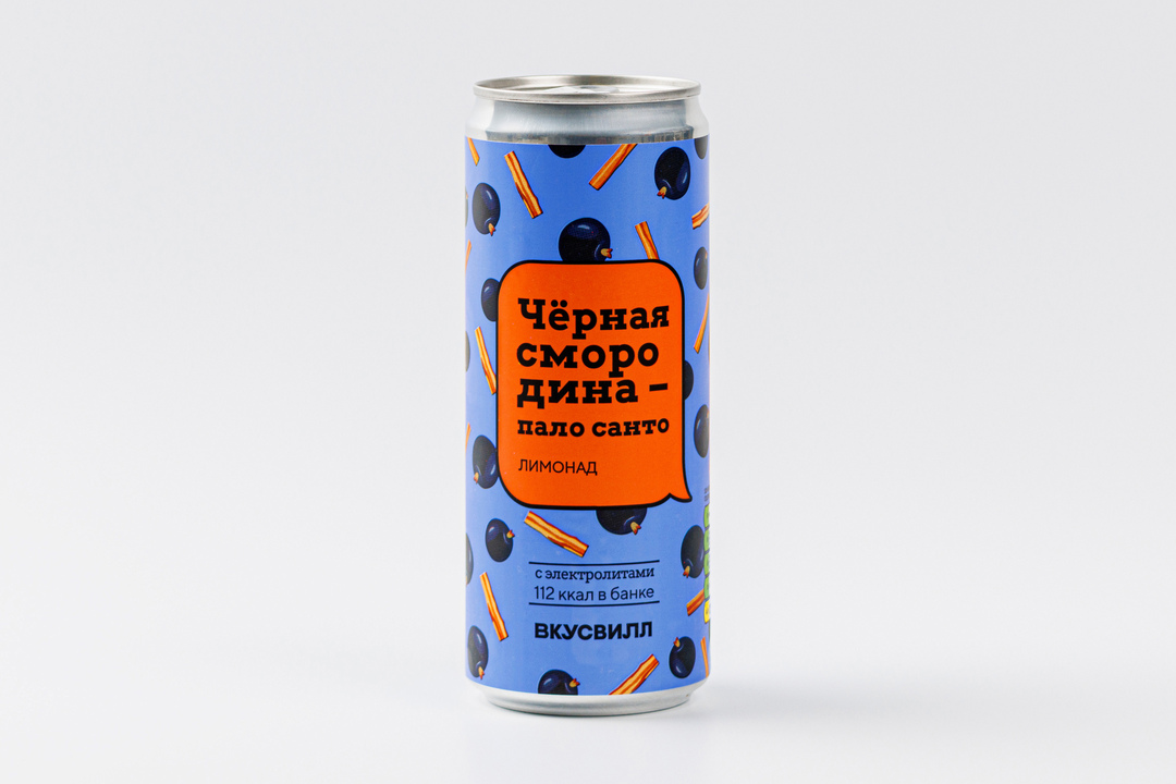 

Лимонад Вкусвилл чёрная смородина - пало санто, 330 мл