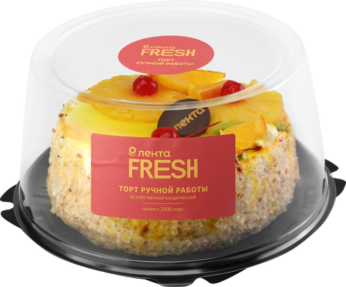 

Торт Лента Fresh бисквитно-фруктовый Солнечная долина 850 г