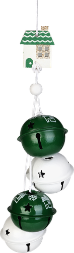 

Подвеска новогодняя Homeclub с бубенчиками дерево 29 см 1 шт. в ассортименте