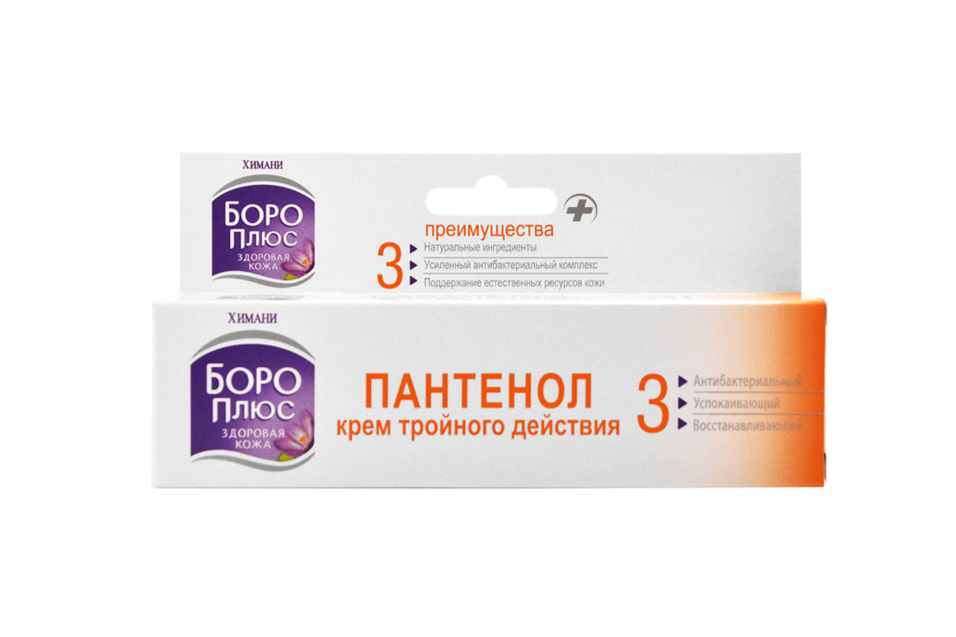

Крем Боро Плюс Пантенол тройного действия 35 мл