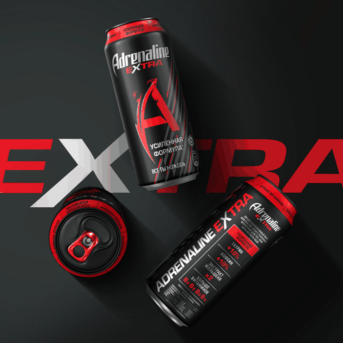 

Напиток энергетический ADRENALINE Rush Extra тонизирующий, 0.449л