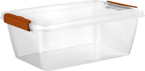 

Контейнер для продуктов Plast Team Helsinki с защелками прямоугольный 1 л