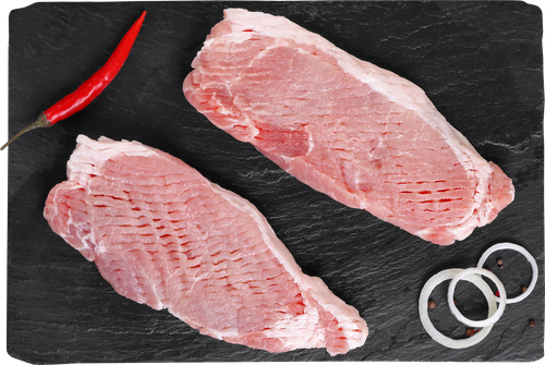 

Свинина котлета натуральная из корейки Лента Fresh охлажденная вес