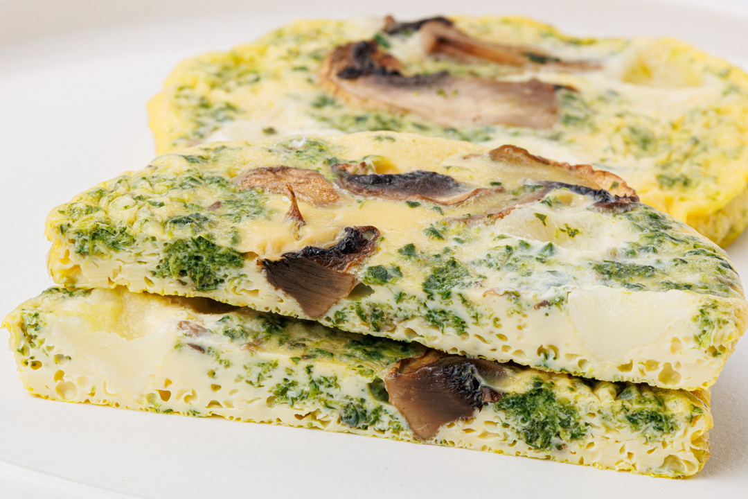 

Омлет ВкусВилл с моцареллой, грибами и шпинатом 120 г