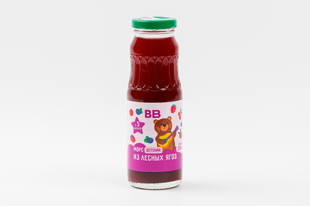 

Морс детский ВкусВилл из лесных ягод 250 мл