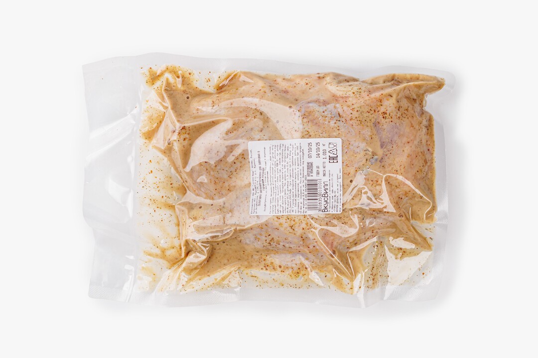 

Полутушка цыпленка-бройлера ВкусВилл для запекания в горчичном маринаде вес