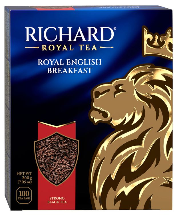 

Чай черный Richard Royal English Breakfast в пакетиках 100 шт. 200 г
