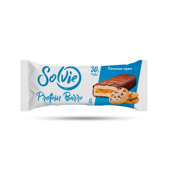 

Батончик протеиновый Solvie Protein Barre печенье-крем 50 г