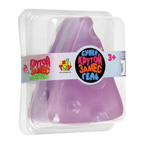 Игрушка-жмяка 1Toy Крутой замес Сыр супергель 1 шт., цвет в ассортименте