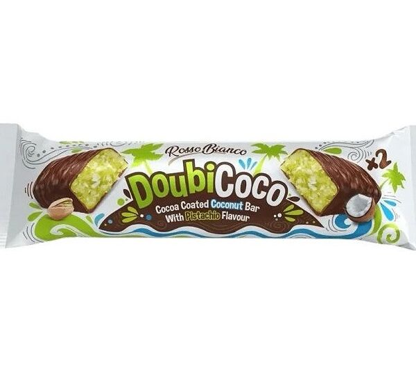 Батончик шоколадный DoubiCoco кокос с фисташкой 40 г