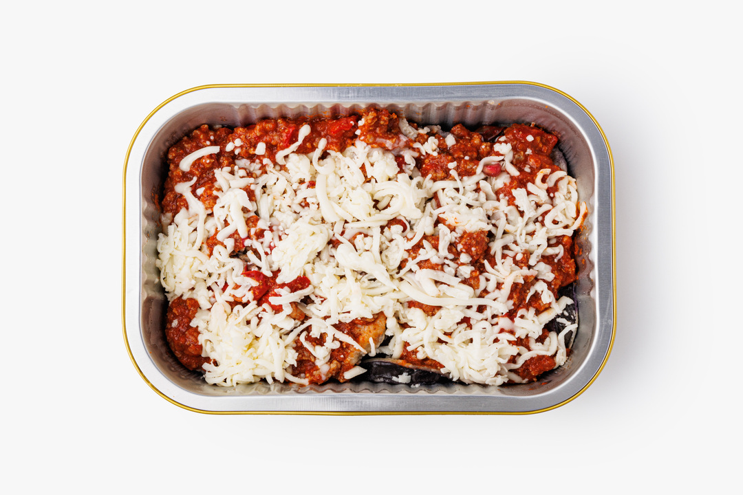 

Баклажаны Пармиджано ВкусВилл с соусом Болоньезе и моцареллой 500 г