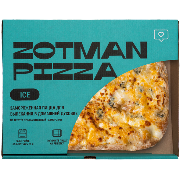 Пицца Zotman pizza Римская 4 сыра 395 г