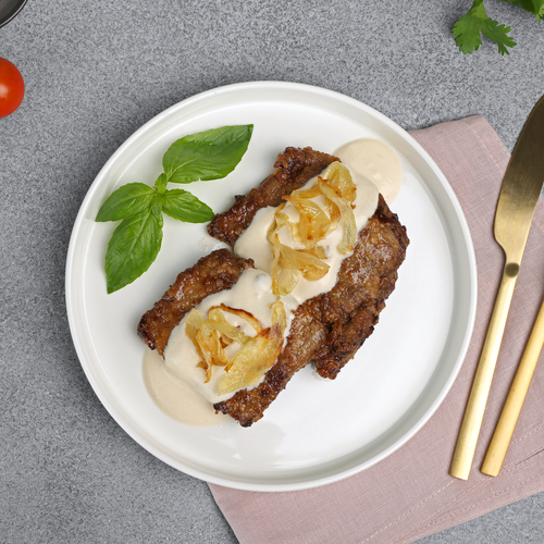 

Печень Лента Fresh По-строгановски весовая