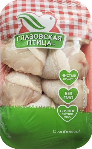 

Мясо цыпленка-бройлера Глазовская птица на косточке охлажденное весовое