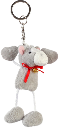 

Брелок Homeclub Символ года Лошадка с бубенчиком 9 см в ассортименте арт LEO24-383A-F