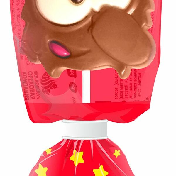 Шоколад фигурный Капля радуги Шокомонстрики с печеньем на палочке, в ассортименте 24 г