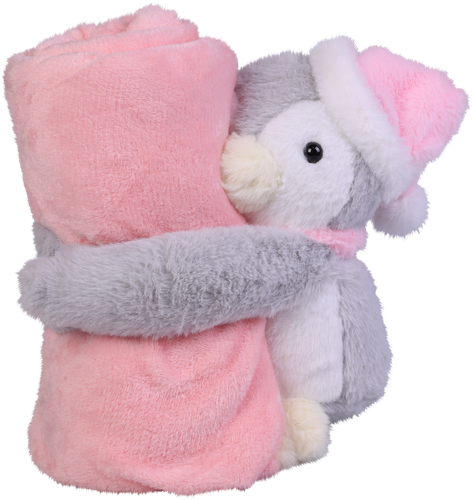 

Плед Homeclub Winter Chalet с игрушкой Пингвин 100x150 см