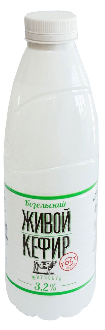 

Кефир живой Козельский 3.2% 930 мл