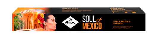 Кофе Poetti Soul of Mexico 10 капсул 53 г