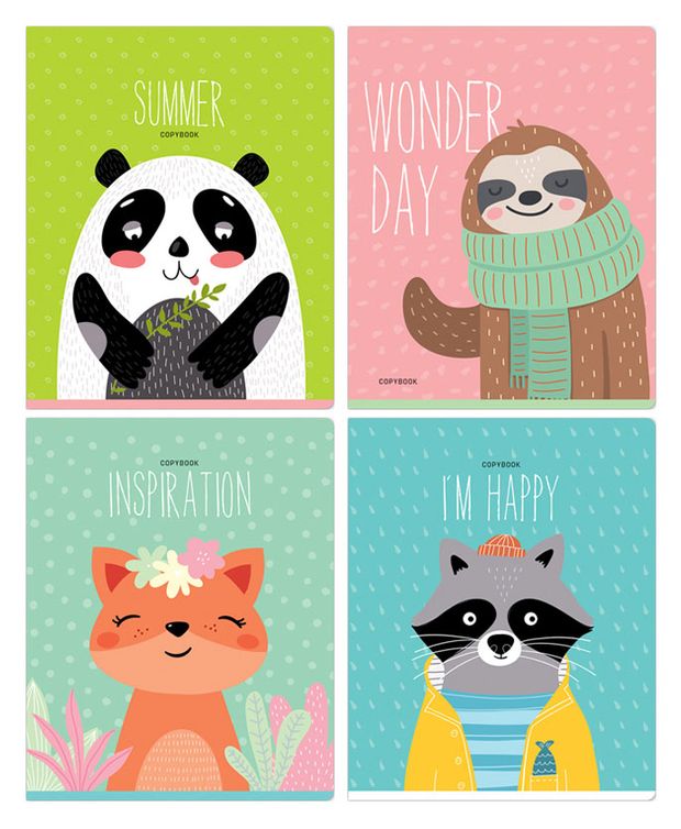 

Тетрадь ArtSpace Питомцы А5 96 листов в клетку, в ассортименте