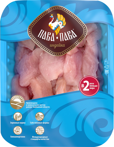 

Азу Пава-Пава из мяса индейки охлажденная 450 г