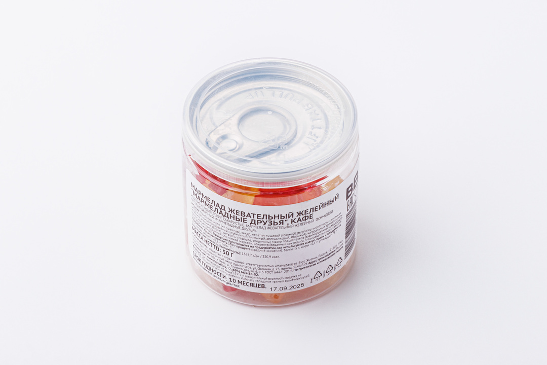 

Мармелад жевательный ВкусВилл Мармеладные друзья желейный 50 г