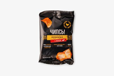Чипсы ВкусВилл куриные с перцем 25 г