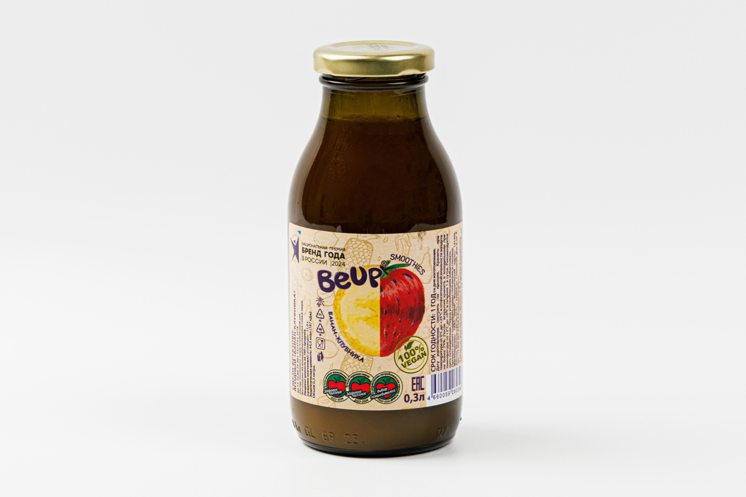 

Смузи Be Up Банан-клубника 300 мл