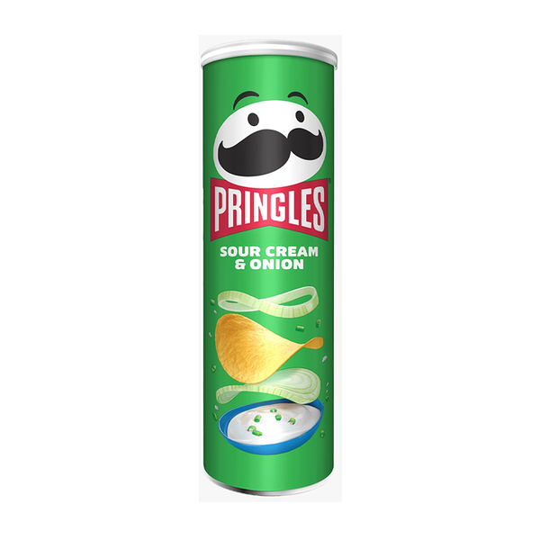 Чипсы картофельные Pringles Sour Cream & Onion Сметана и лук 165 г