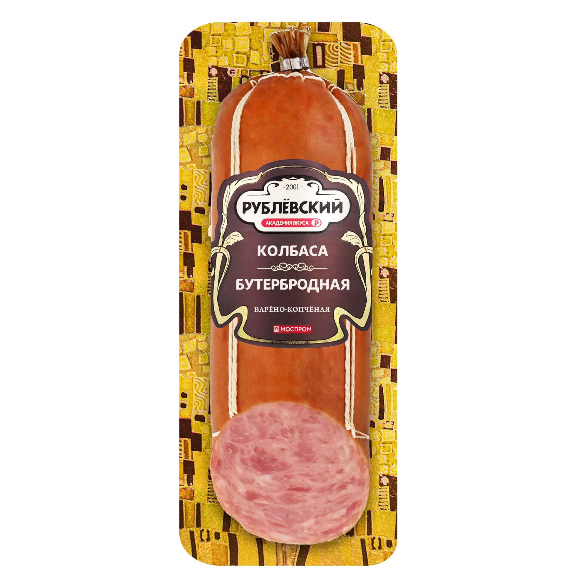 

Колбаса Рублевский бутербродная варёно-копчёная категории Б 270 г