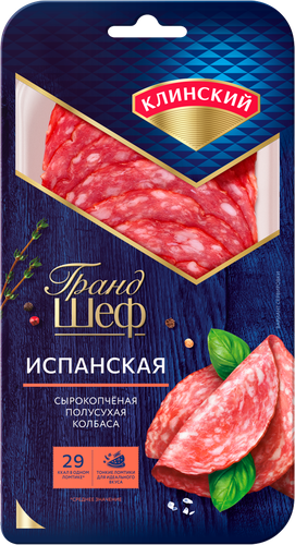 

Колбаса Клинский Испанская сырокопченая 85 г