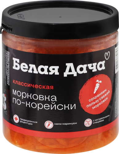 

Морковь Белая Дача Классическая по-корейски 350 г