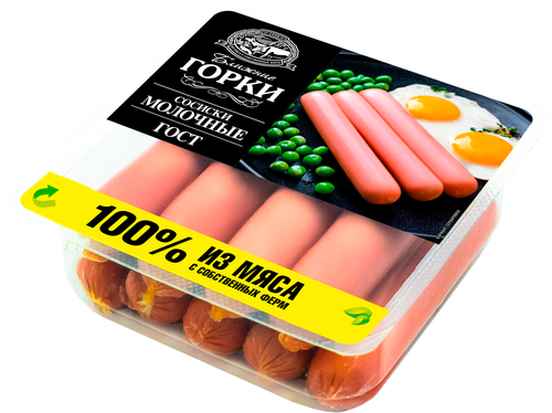 

Сосиски Ближние Горки молочные 450 г