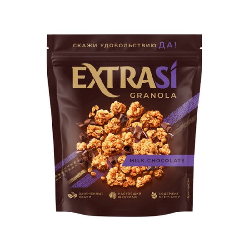 

Гранола-мюсли Extrasi с молочным шоколадом 300 г