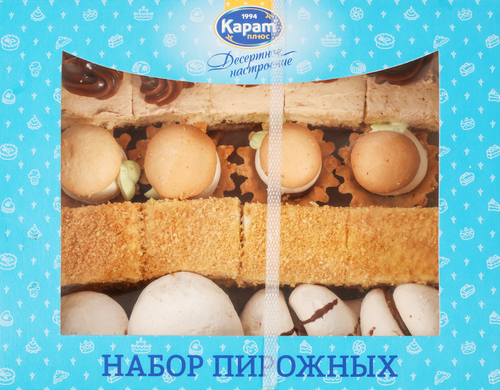 

Набор пирожных Карат Плюс Кроха с вареной сгущенкой 280г